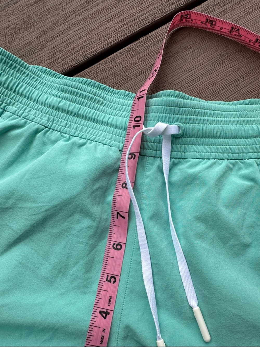 lululemon athletica Mint Green Athletic Drawstring Shorts - Picture 6 of 7